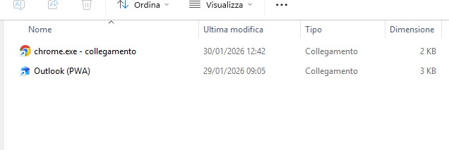 cartella avvio automatico