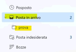 sotto cartella creata