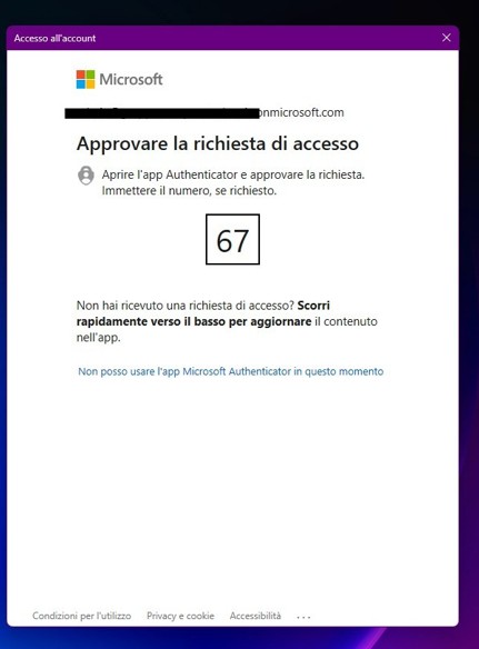 Approvazione MFA accesso al tenant tramite PowerShell