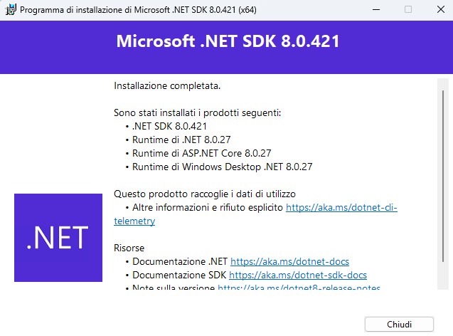 Microsoft .NET SDK 8