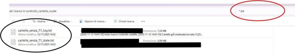 cercare file specifici tramite formato