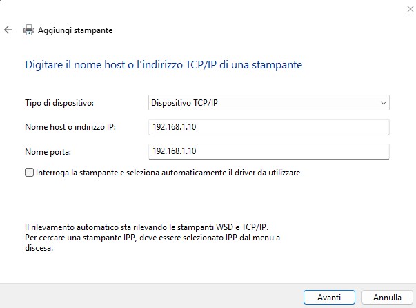 dispositivo TCP/IP