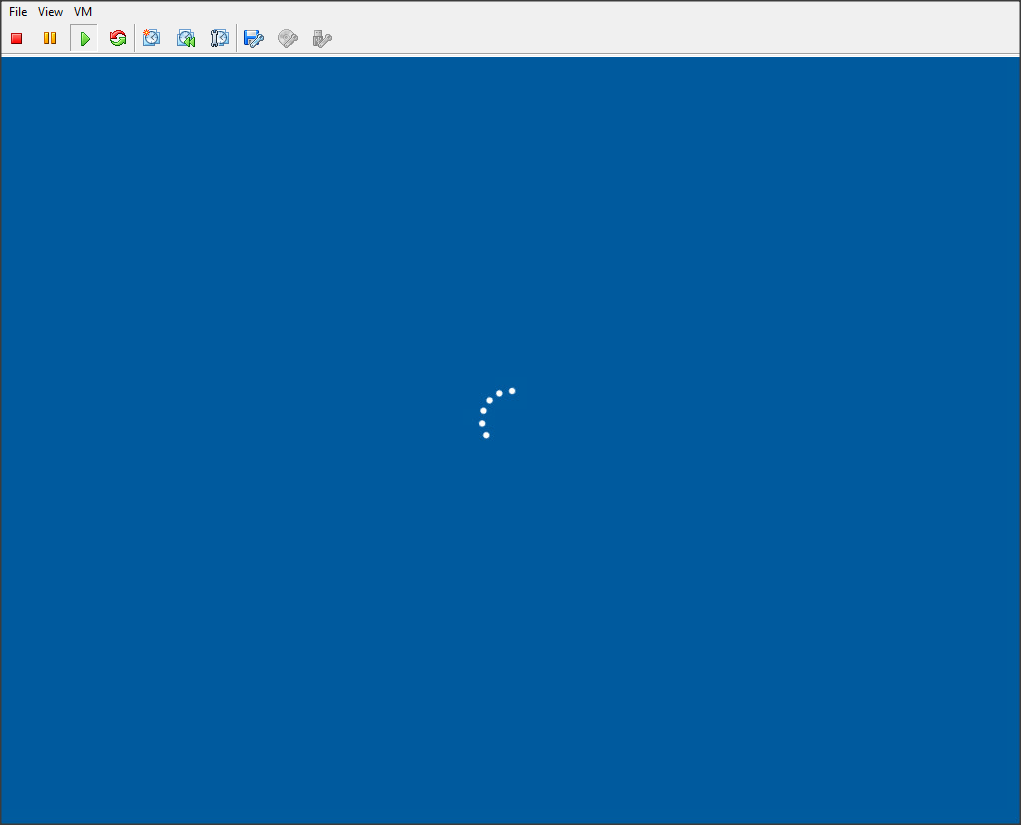 Schermata blu di Windows Server bloccata in loop con cerchio di caricamento dopo il login RDP